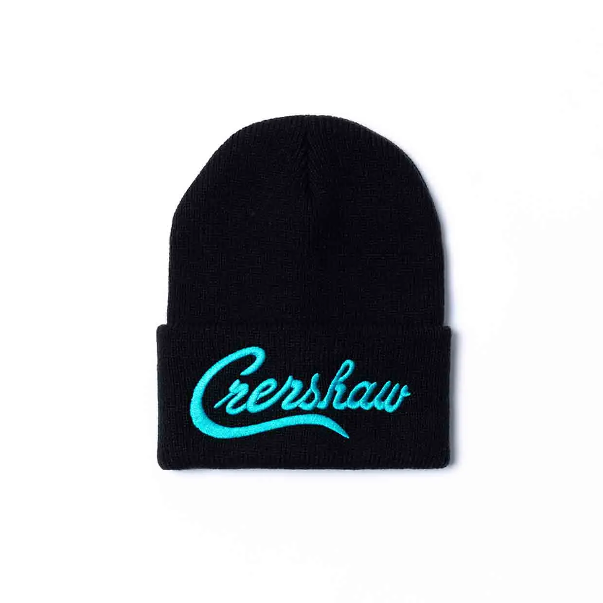 Crenshaw Limited Edition Heavyweight Beanie - Black/Teal