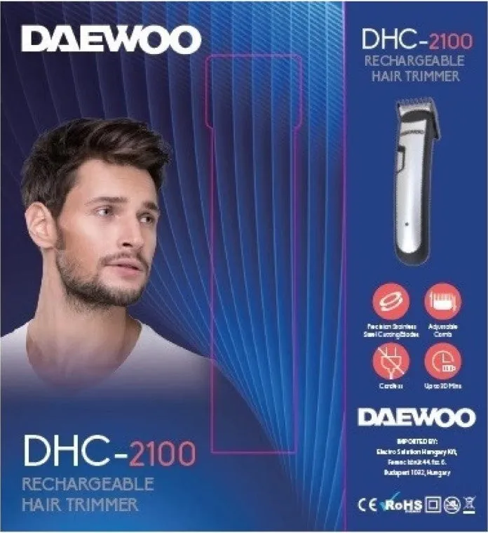 Daewoo DHC 2100 Rechargeable Hair Trimmer 220-240v~50/60Hz