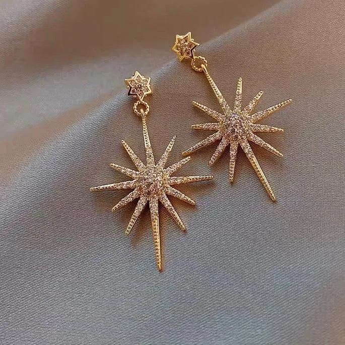 E145. Star Earrings and Bracelet