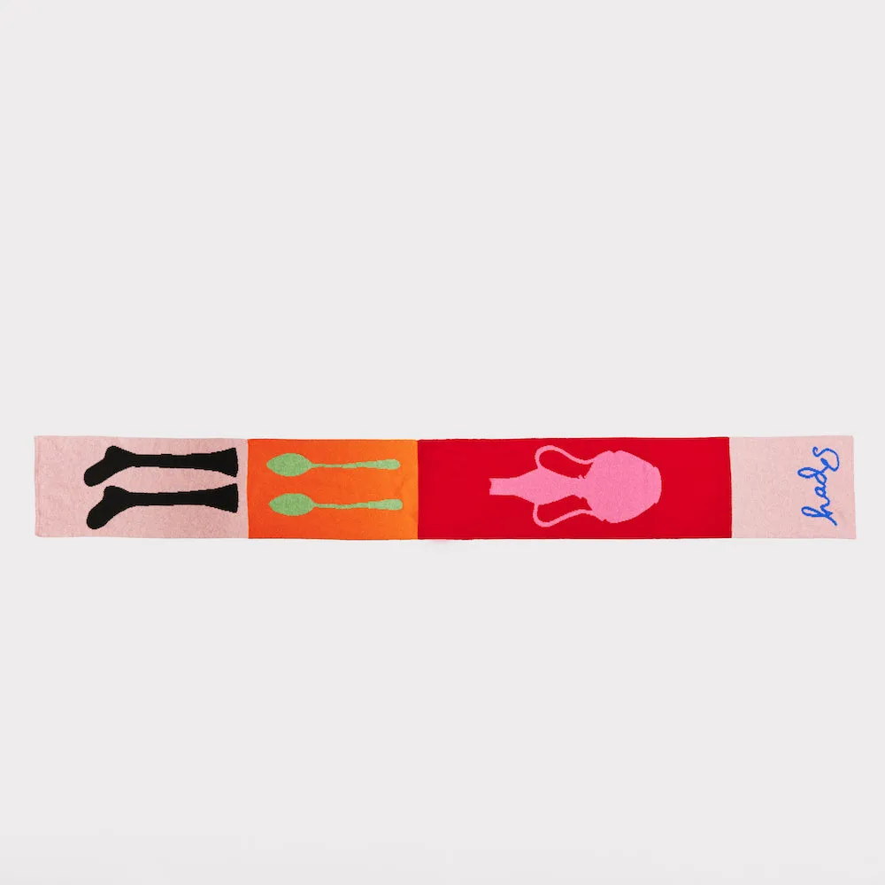 Eccentric Scarf | Socks, Spoon & Vase