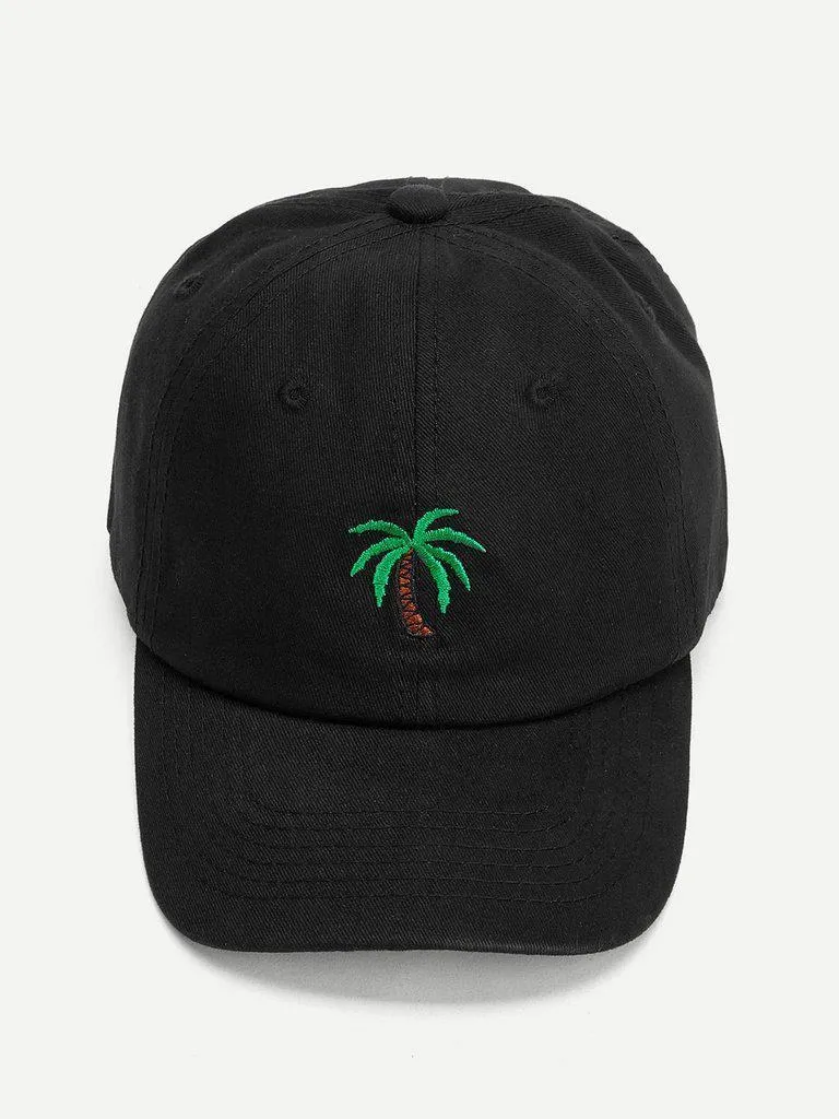 Embroidered Palm Baseball Cap