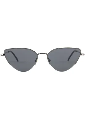 Fairfax Sunglasses in Shiny Gunmetal/Grey