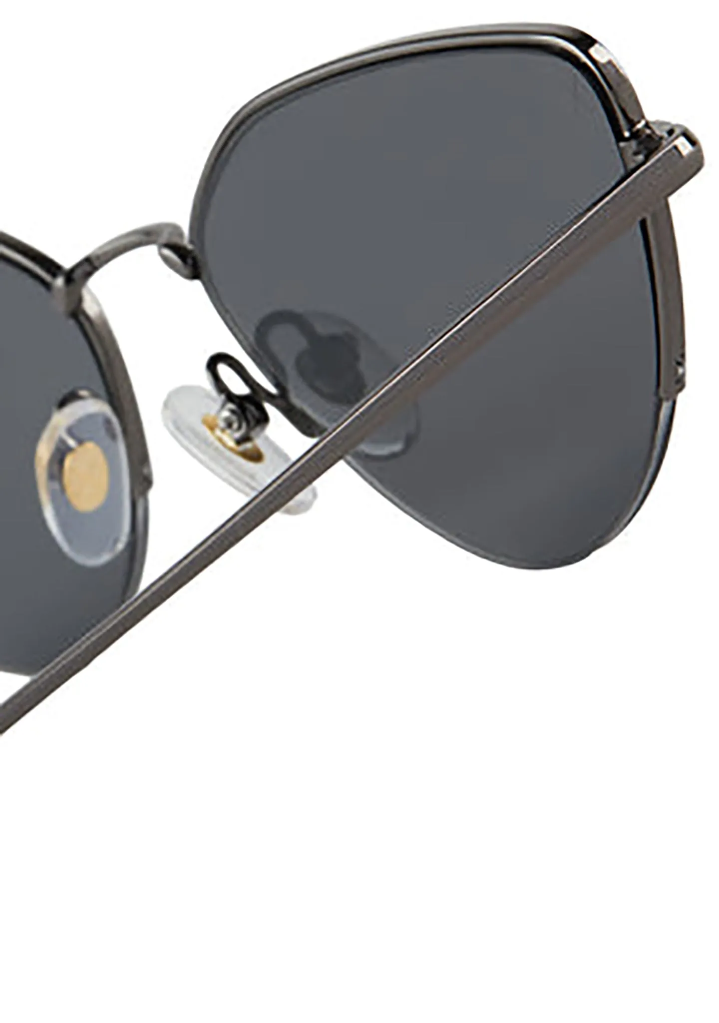 Fairfax Sunglasses in Shiny Gunmetal/Grey