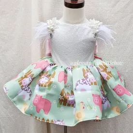 Farm animals Couture Dress