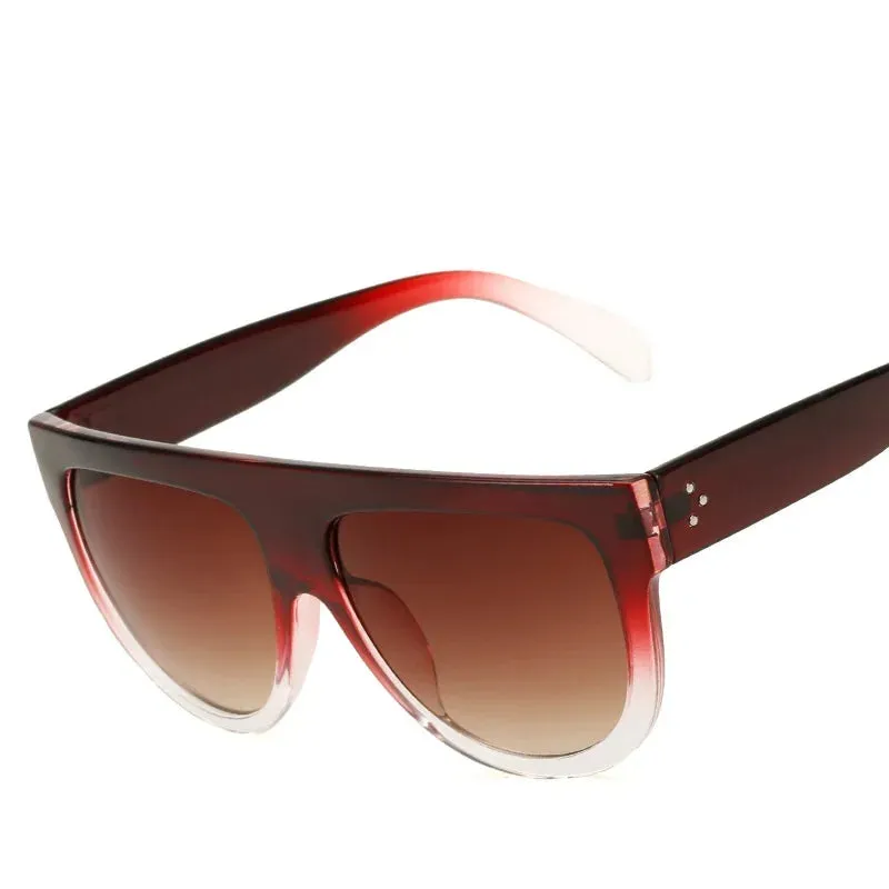 Flat Top Gradient Sunglasses