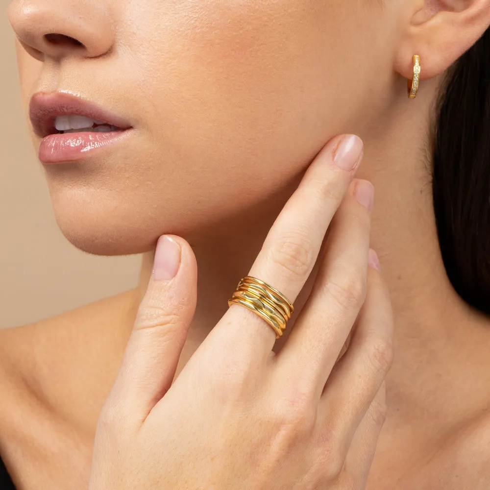 Forever Stack Vermeil Ring Set