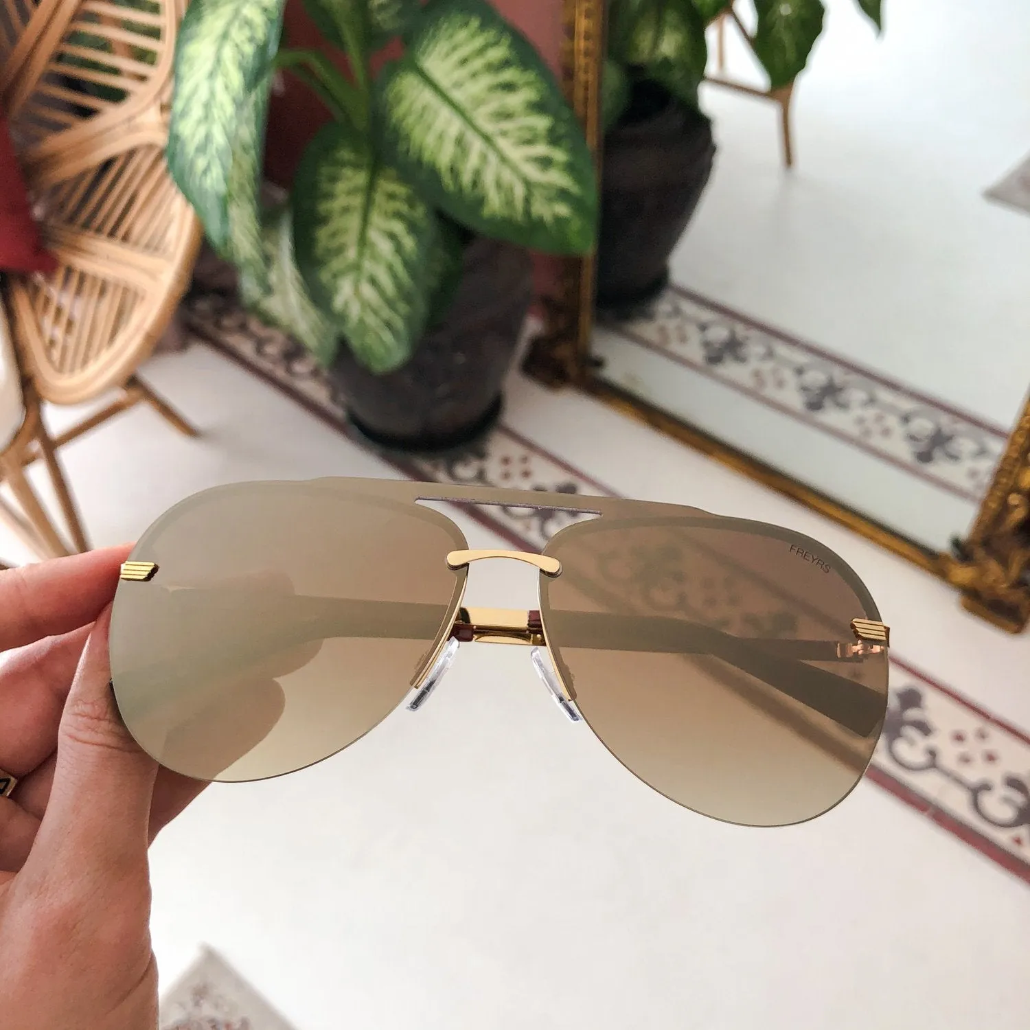 FREYRS RIO SUNGLASSES | GOLD