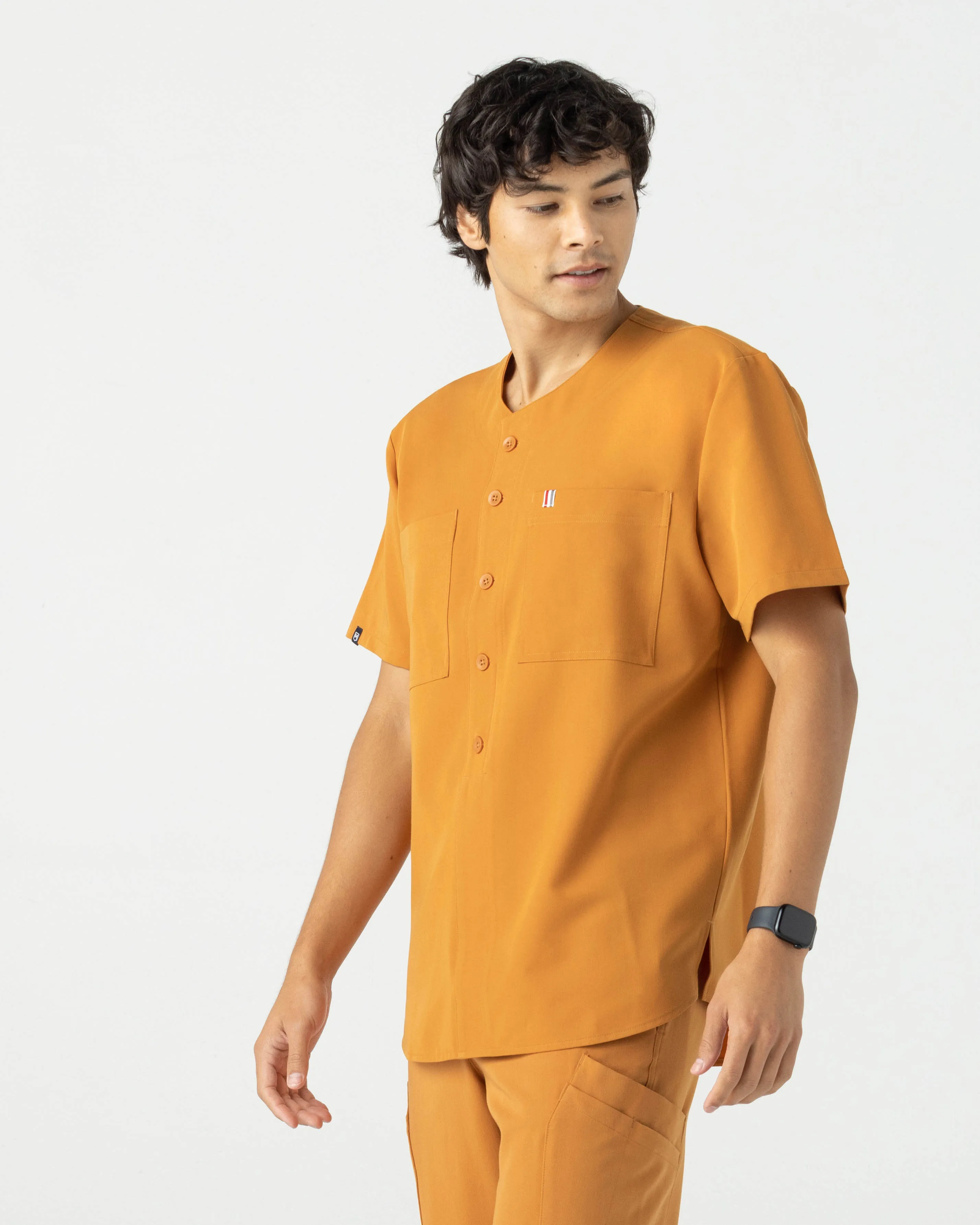 FYSEL® Senja‎ ‎ Baseball Jersey Scrub Top