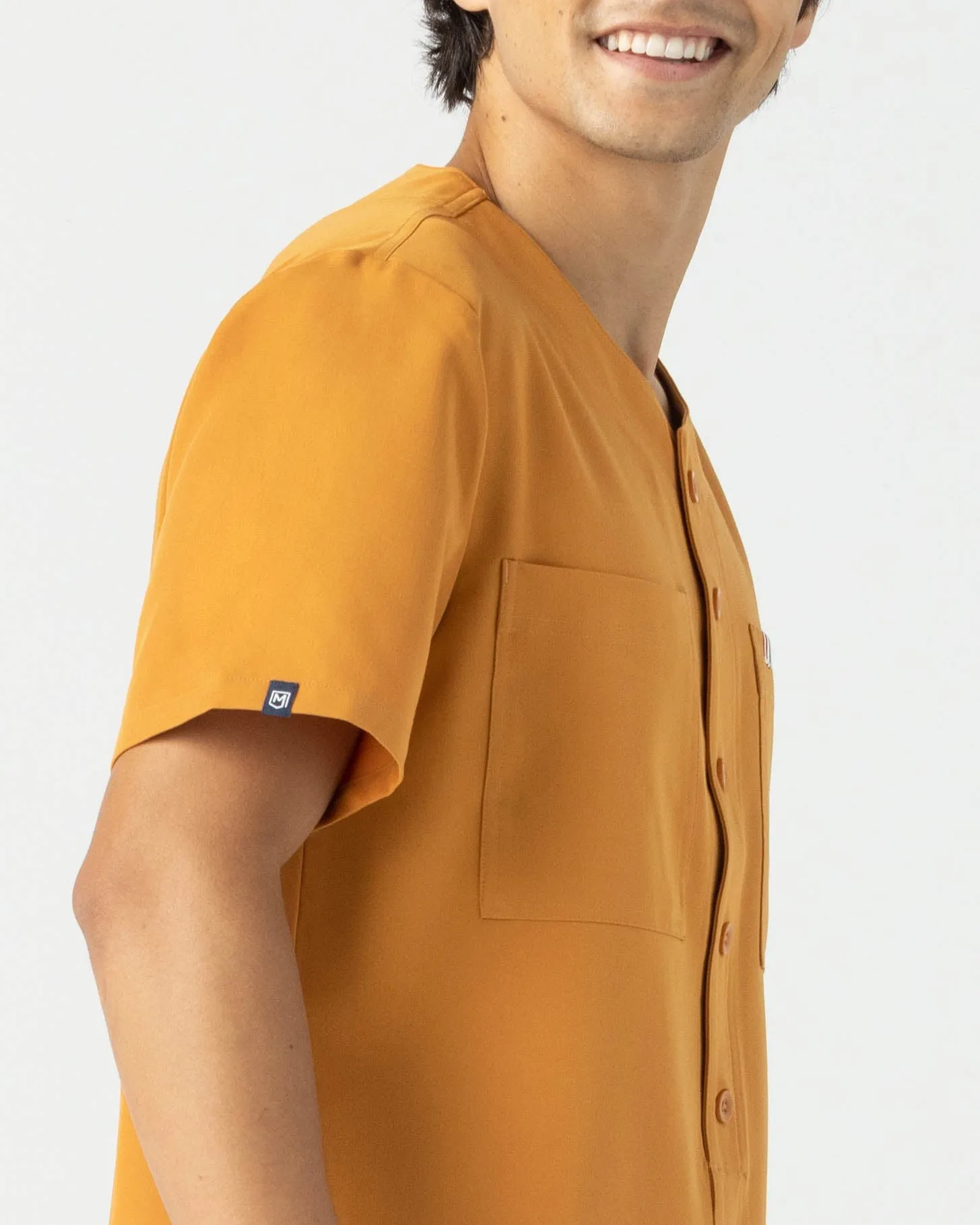 FYSEL® Senja‎ ‎ Baseball Jersey Scrub Top