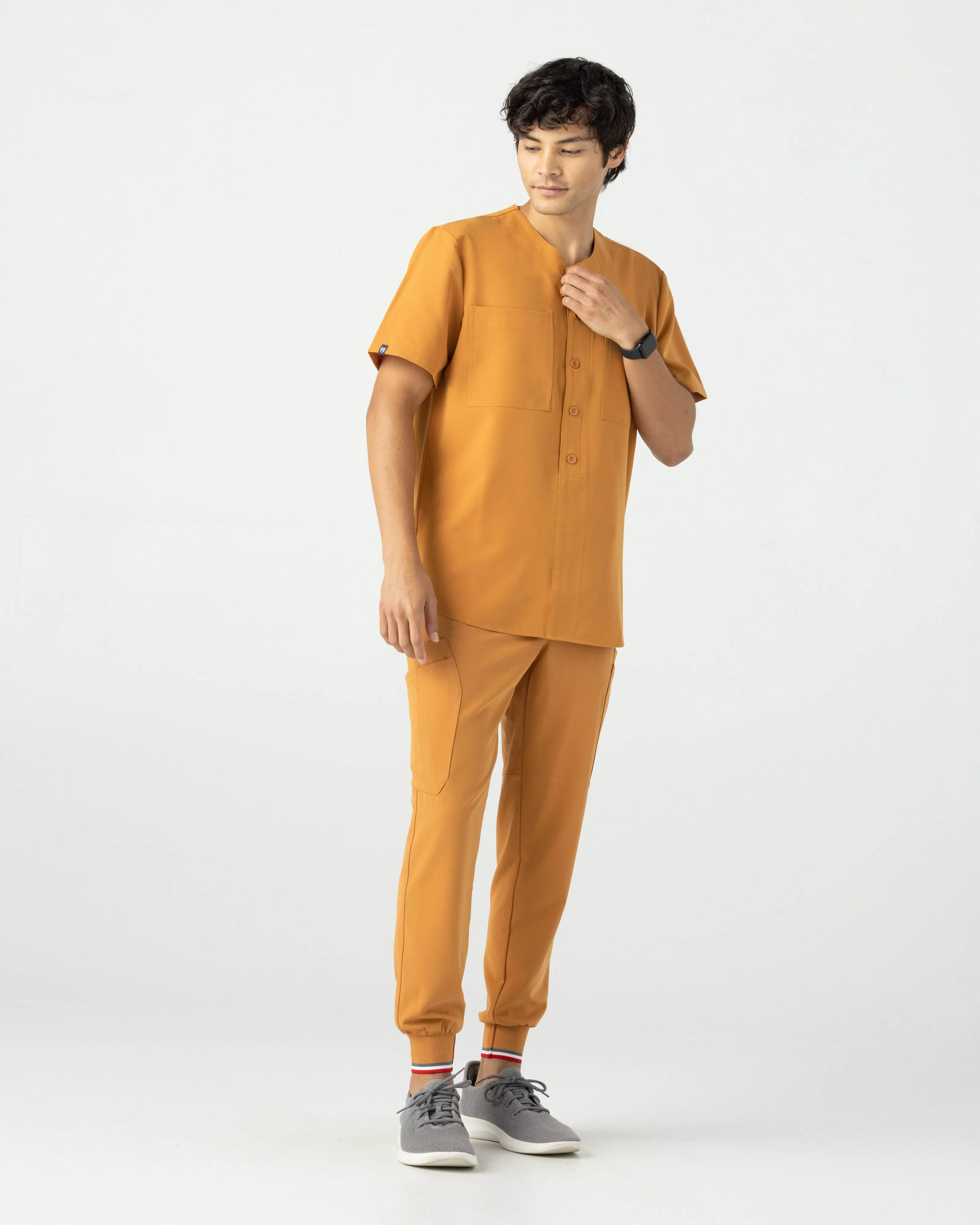 FYSEL® Senja‎ ‎ Baseball Jersey Scrub Top