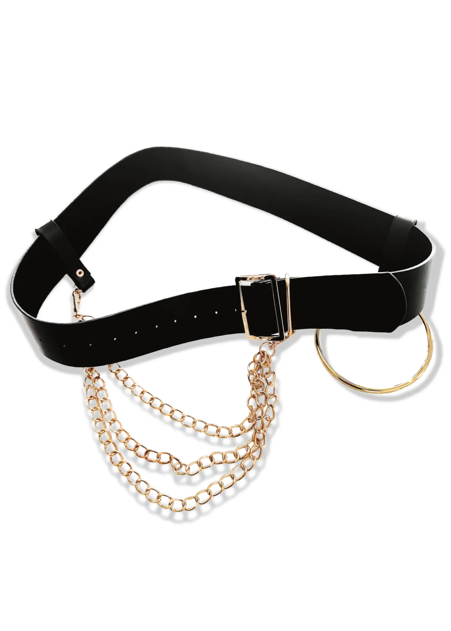 GENEVIEVE CHAINED BUCKLE BELT