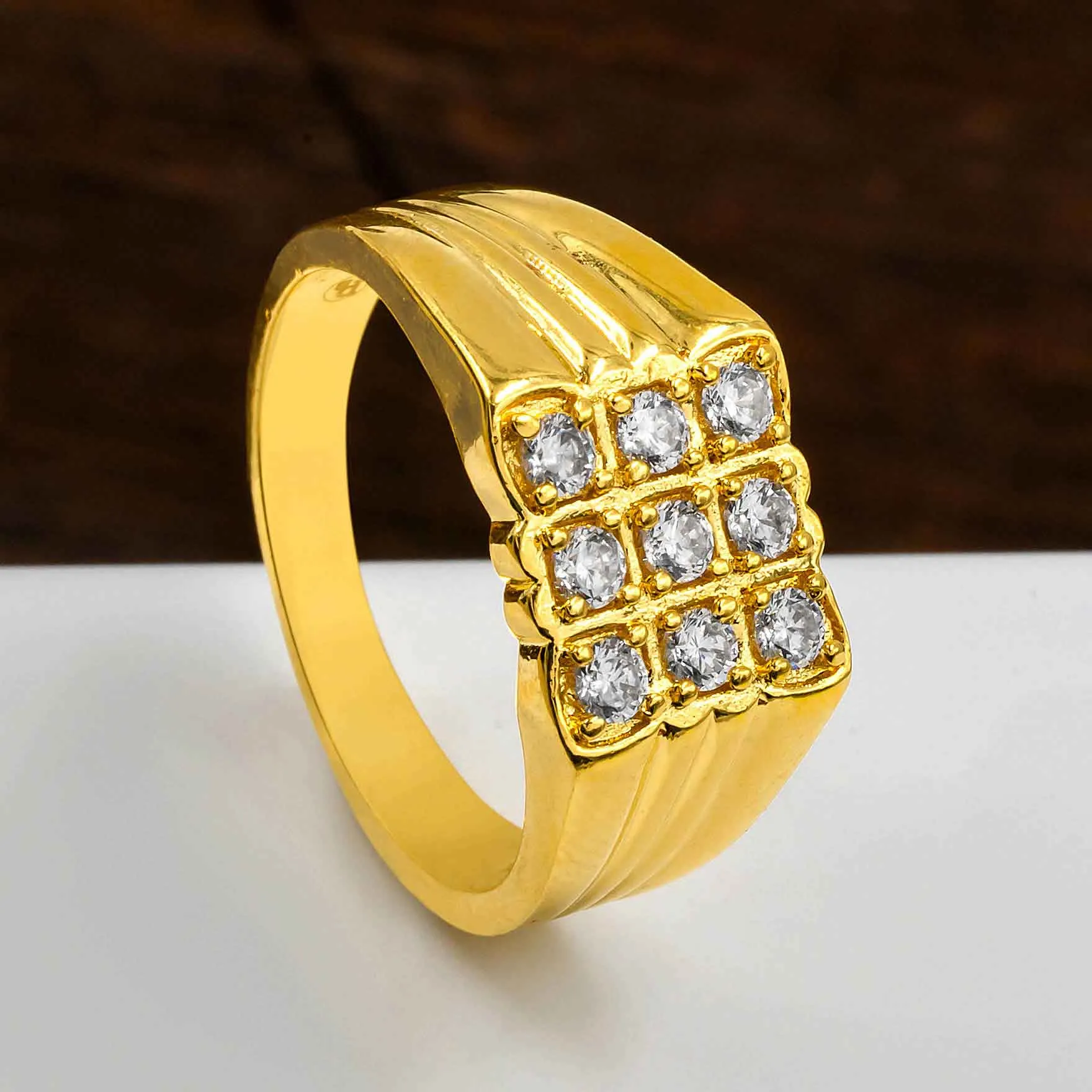 Gents Stone Ring PSGR16W-23-012