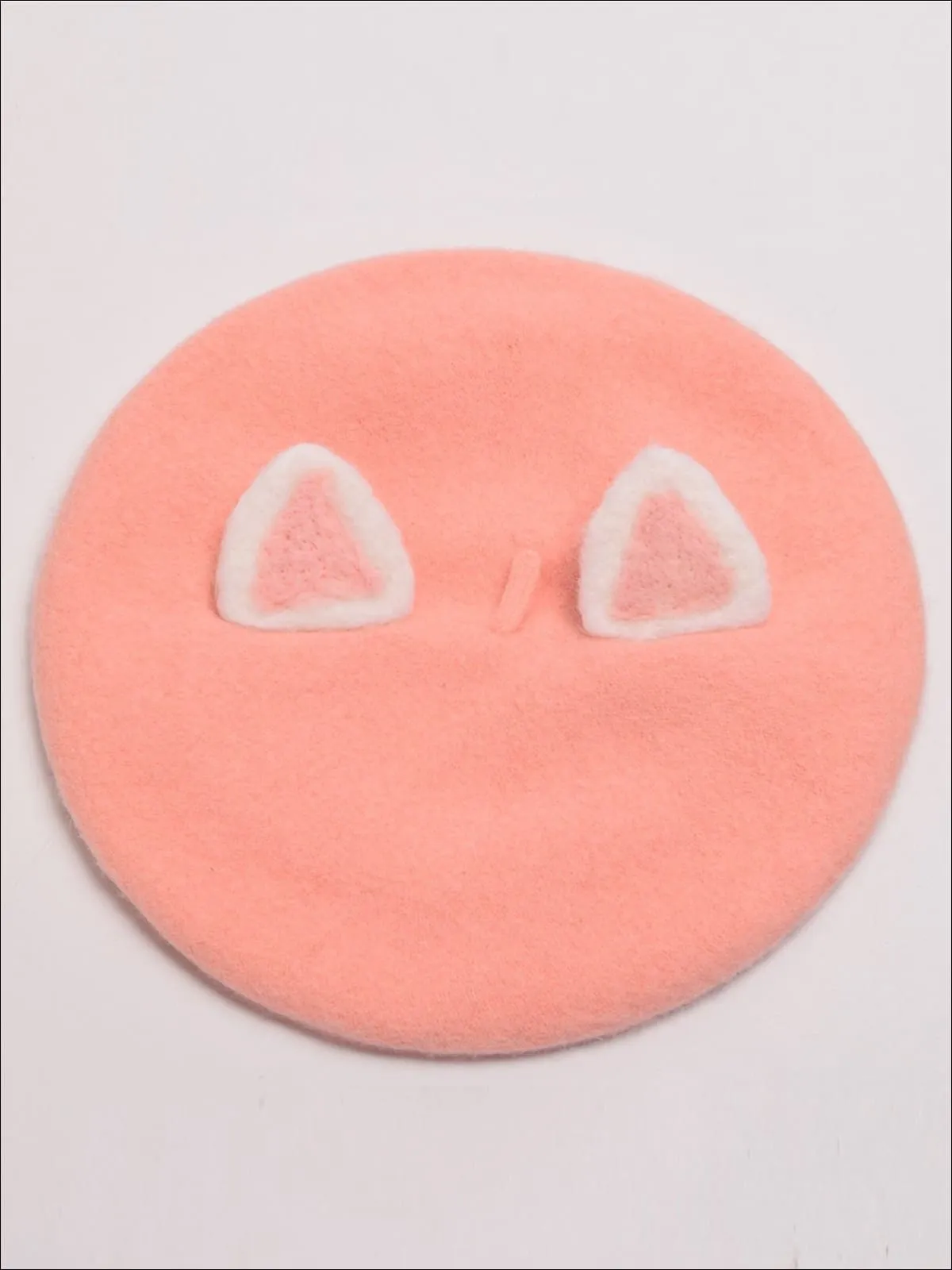 Girls Fall Wool Cat Ear Beret