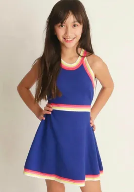 Girls: Rainbow Fit n Flare Dress