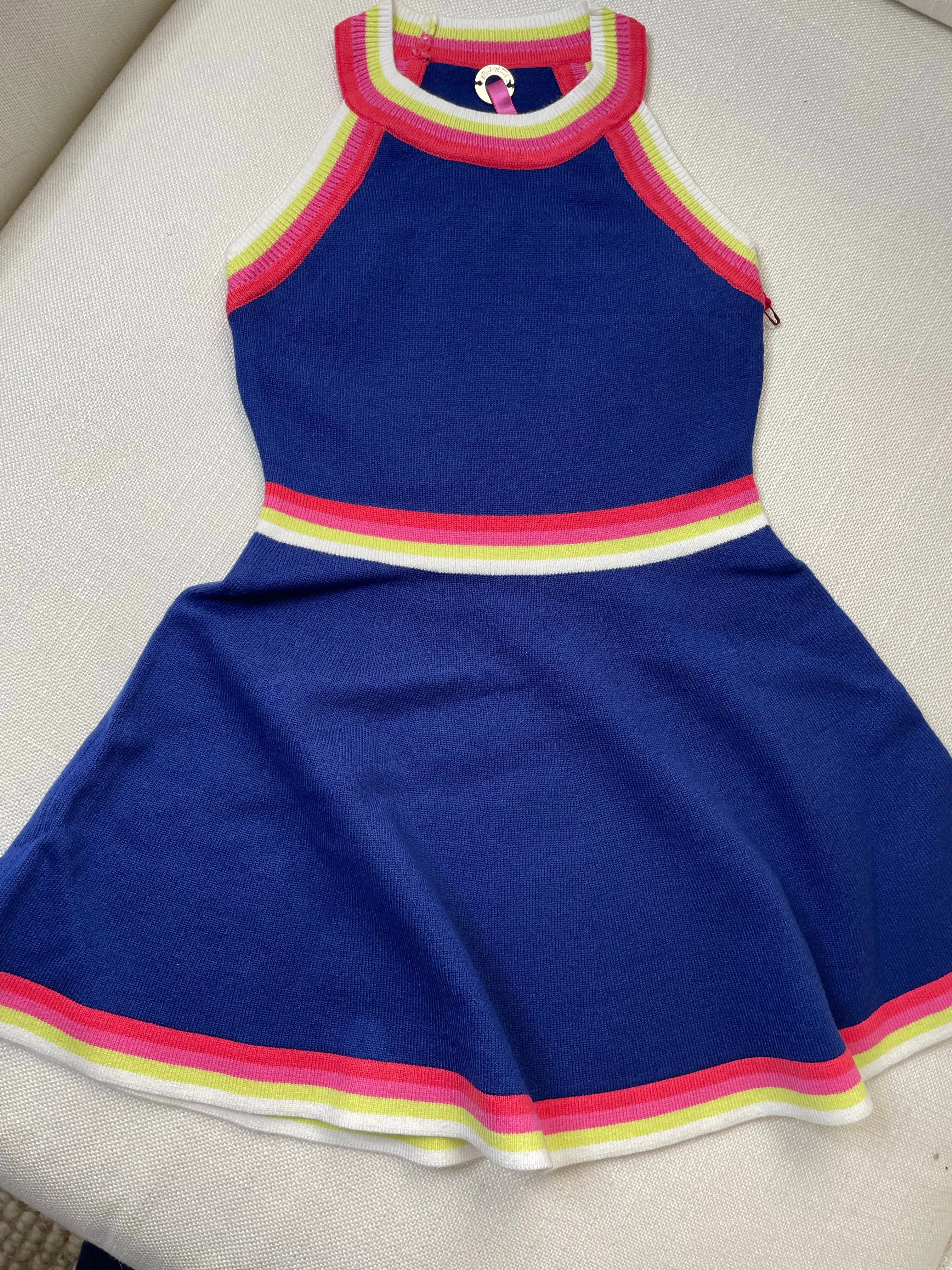 Girls: Rainbow Fit n Flare Dress