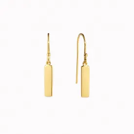 Gold Dangle Earrings - Dina