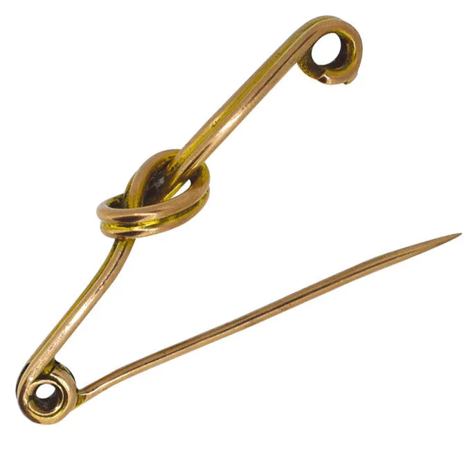 Gold Knot Stock Pin