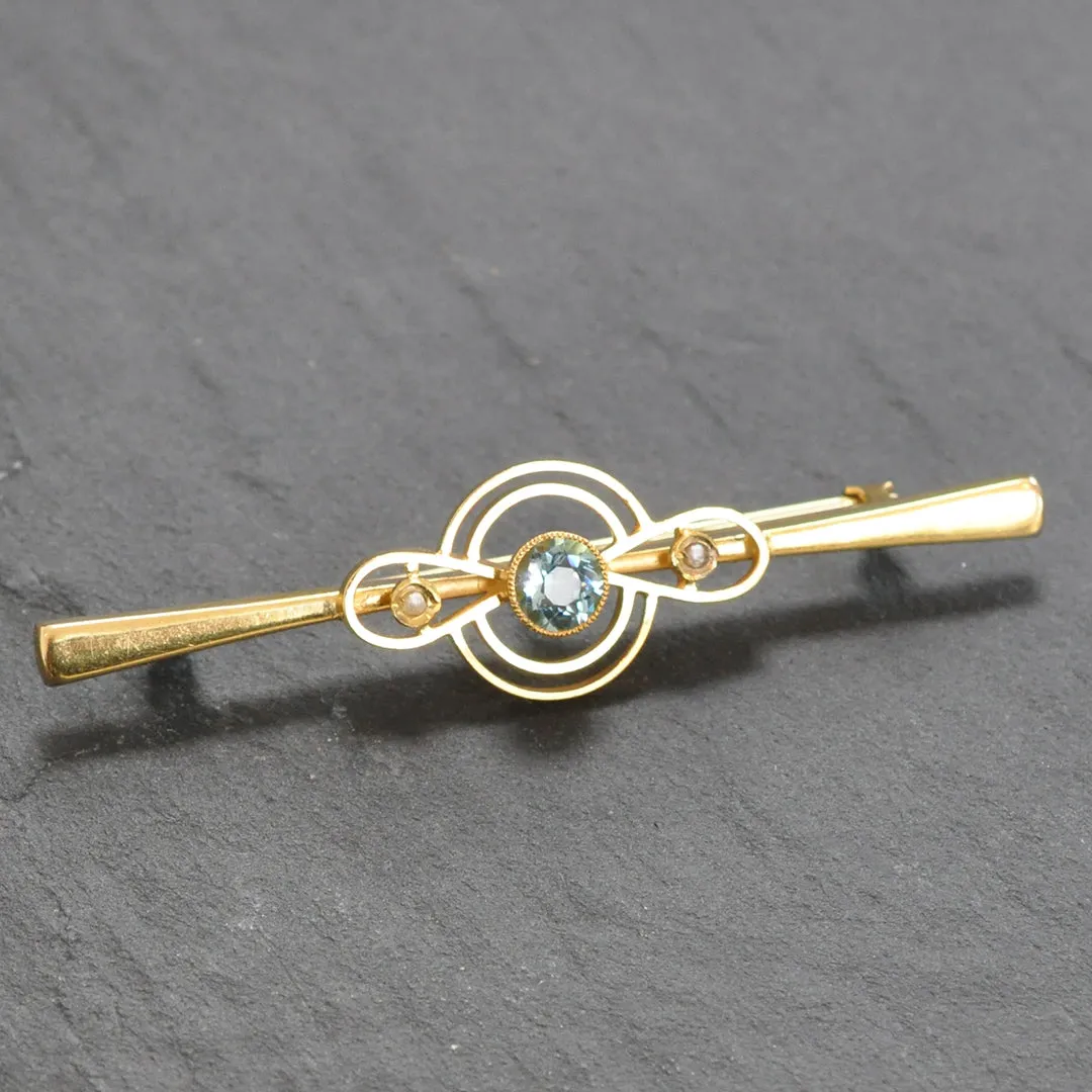 Gold Stock Pin