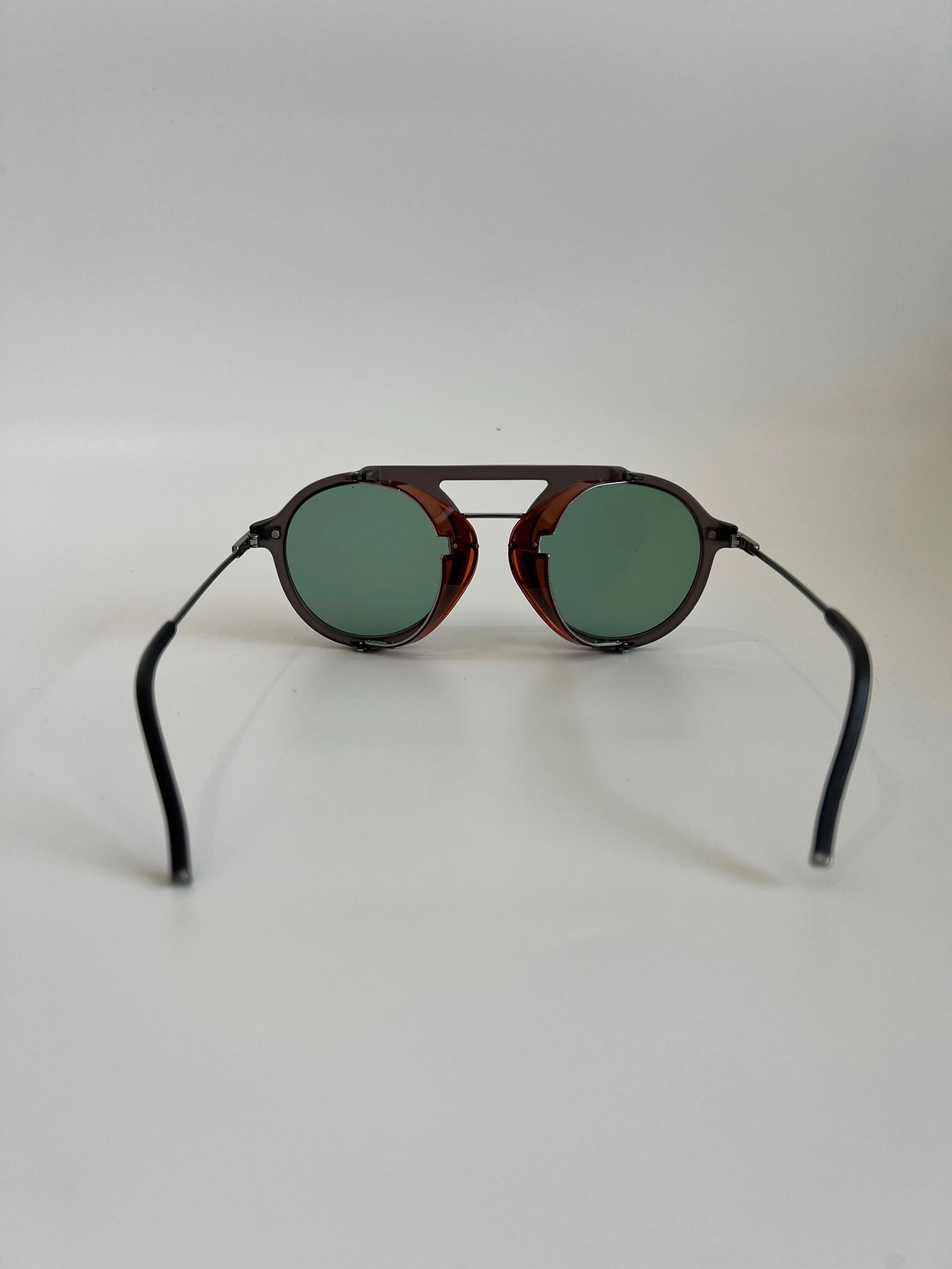 Grey/Green Aviator Mens Sunglasses FF M0012/S KB7/QT 52