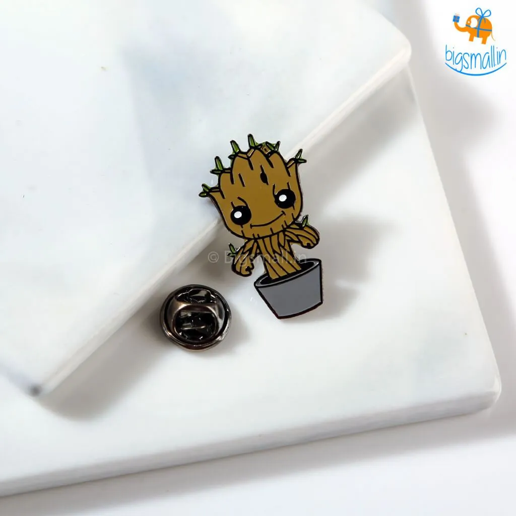 Groot Metallic Lapel Pin