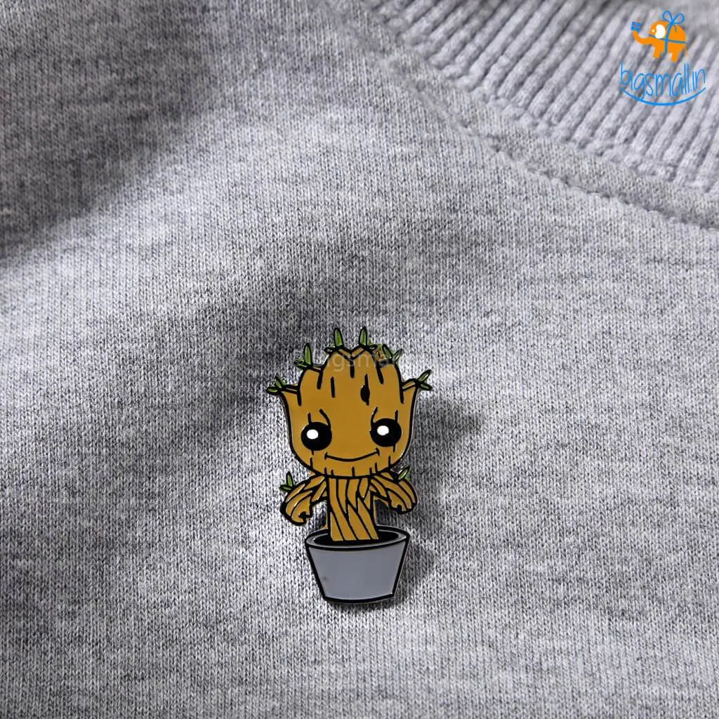 Groot Metallic Lapel Pin