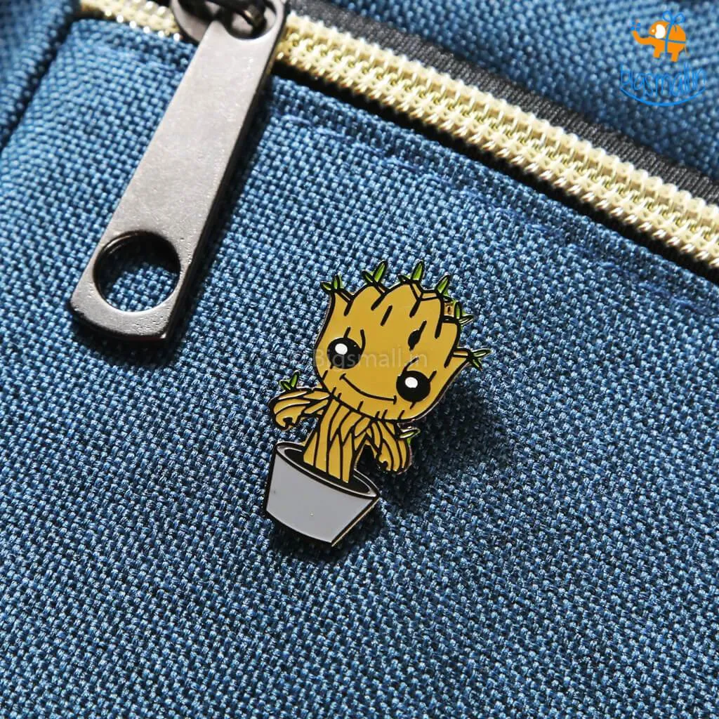 Groot Metallic Lapel Pin