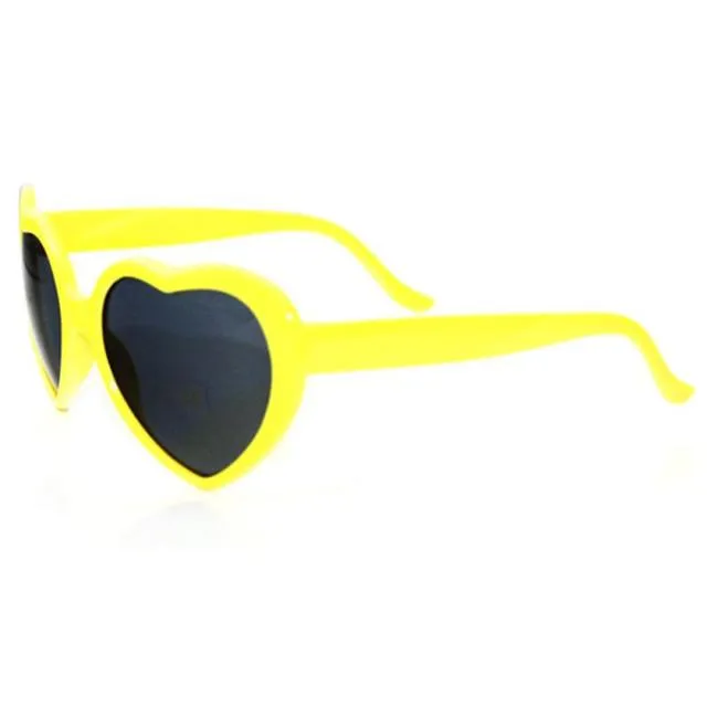 Heart Shape Light Change Sunglasses