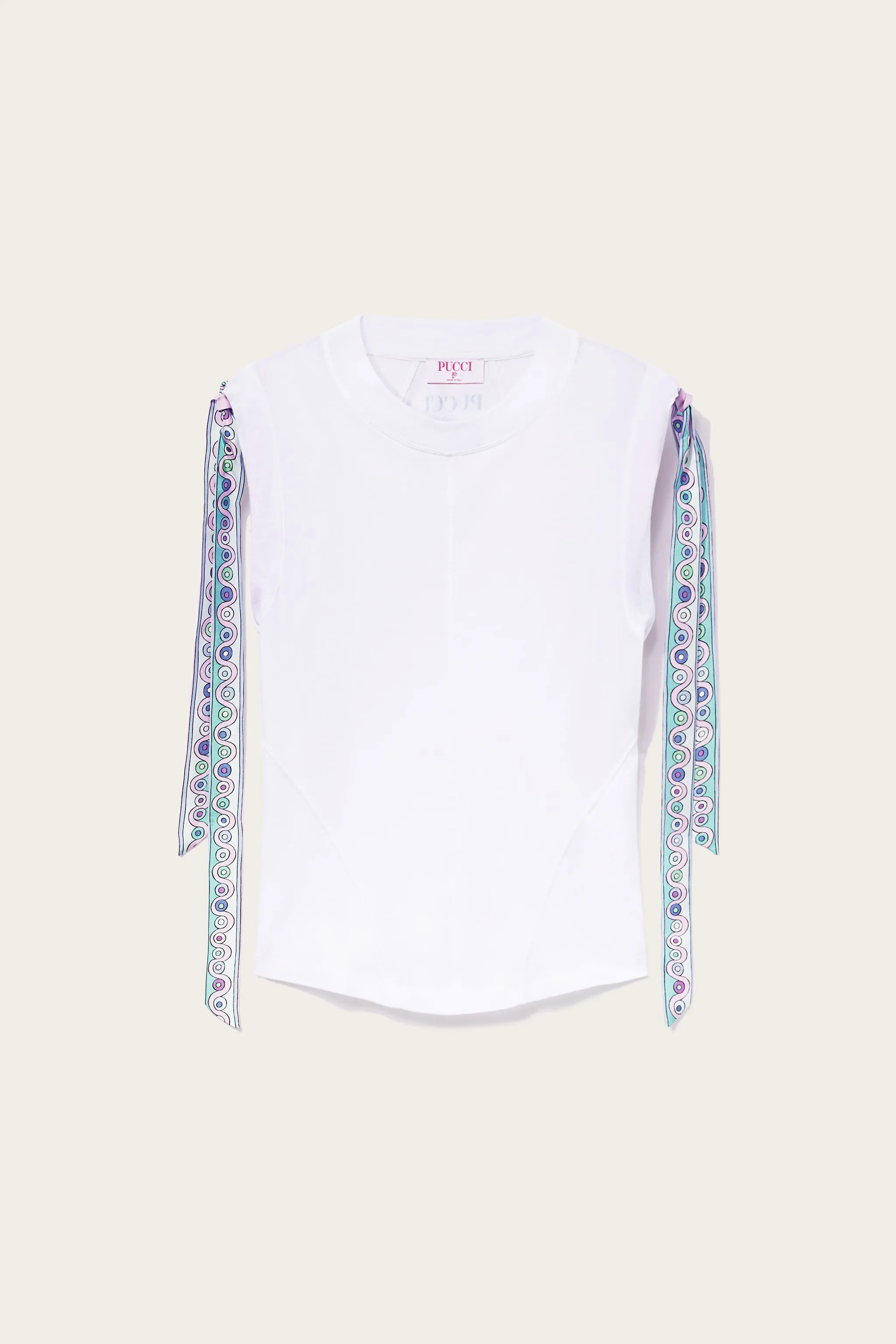 Iride-Print Cotton T-Shirt