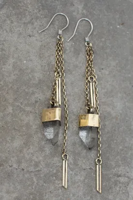 Jan Hilmer Crystal Dangle Earrings