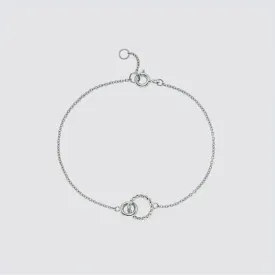 Kelso Alhambra Sterling Silver Twisted Bracelet