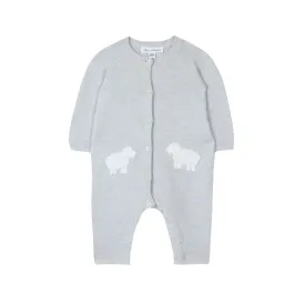 Knitted Babygrow Blue