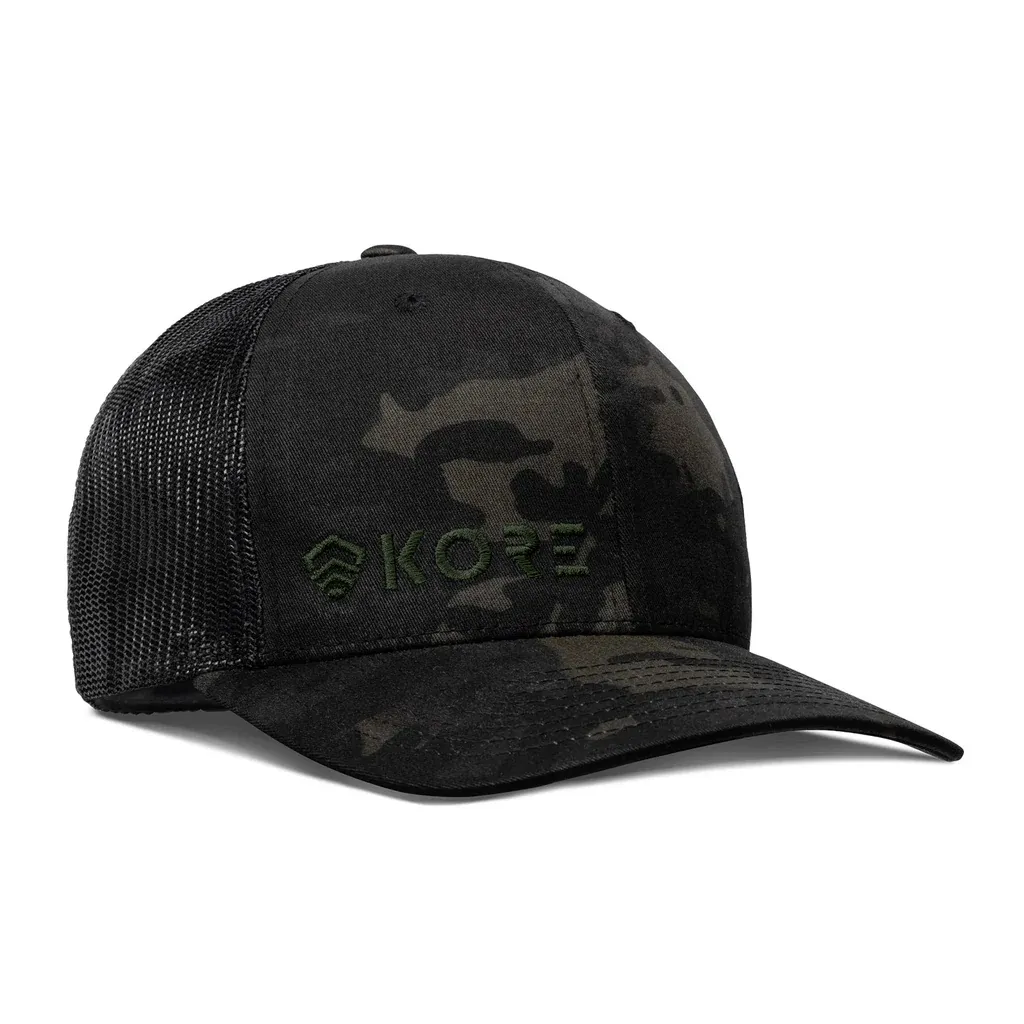 KORE TRUCKER HAT | MULTICAM BLACK