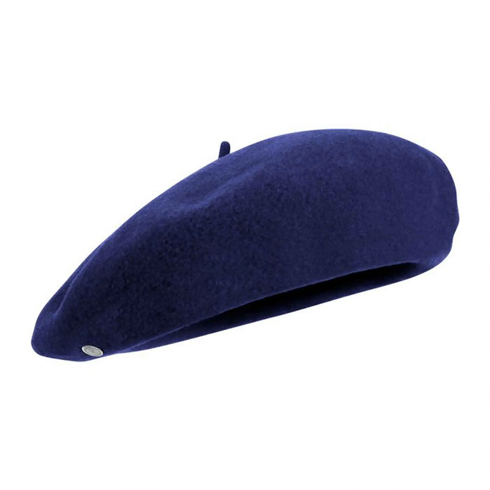 *Laulhere-France CAMPAN/ARNAGA 9-1/2" French Anglo Basque Wool Beret with Leather Sweatband, Style# 811