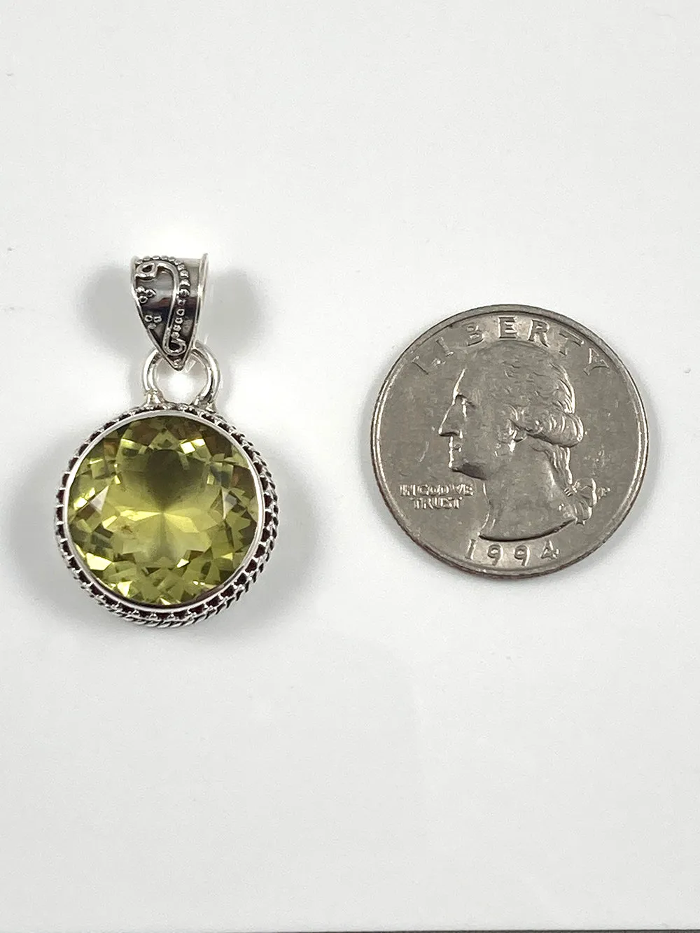 Lemon Topaz Pendant