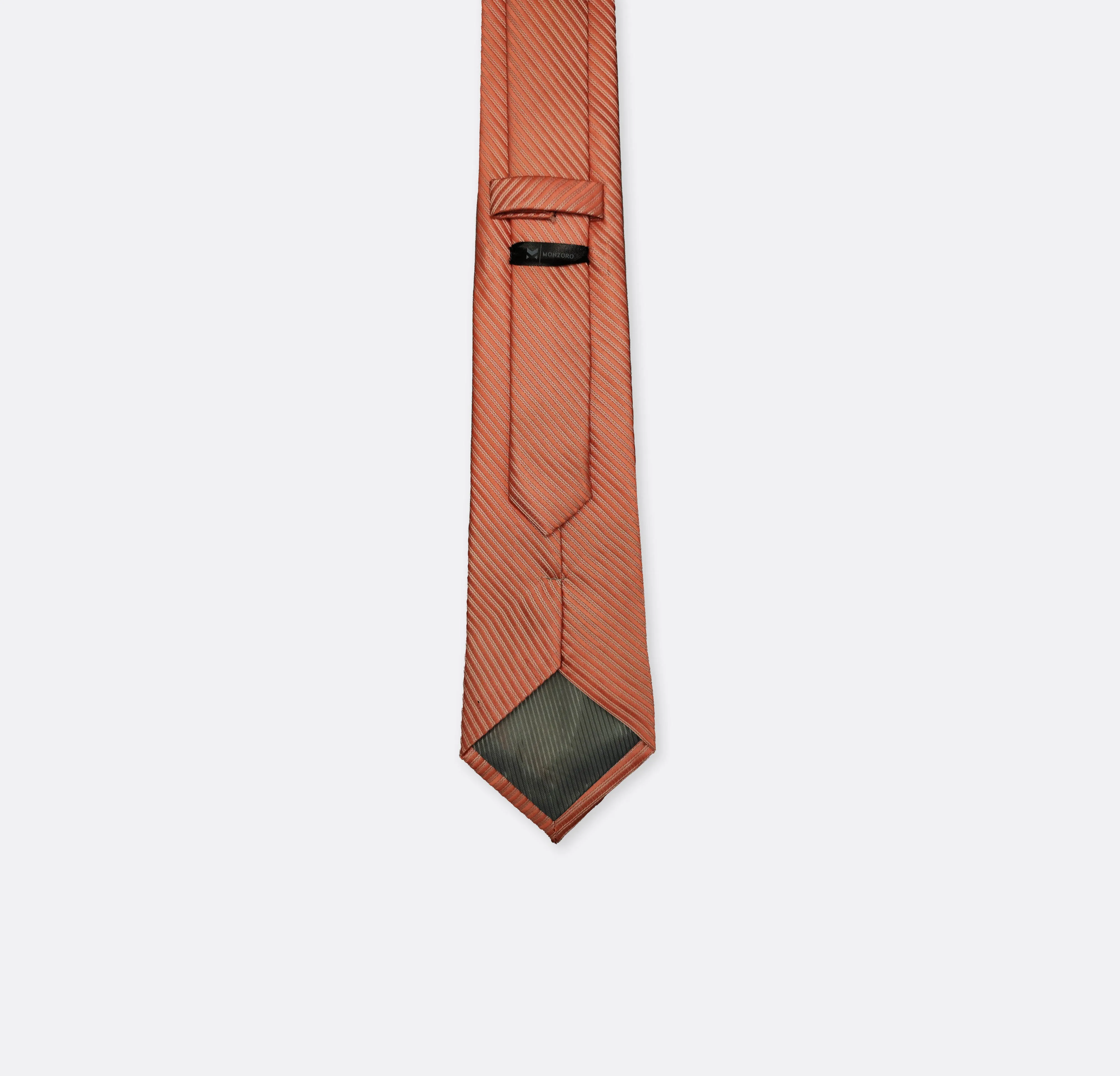 Light Pink Diagonal striped tie