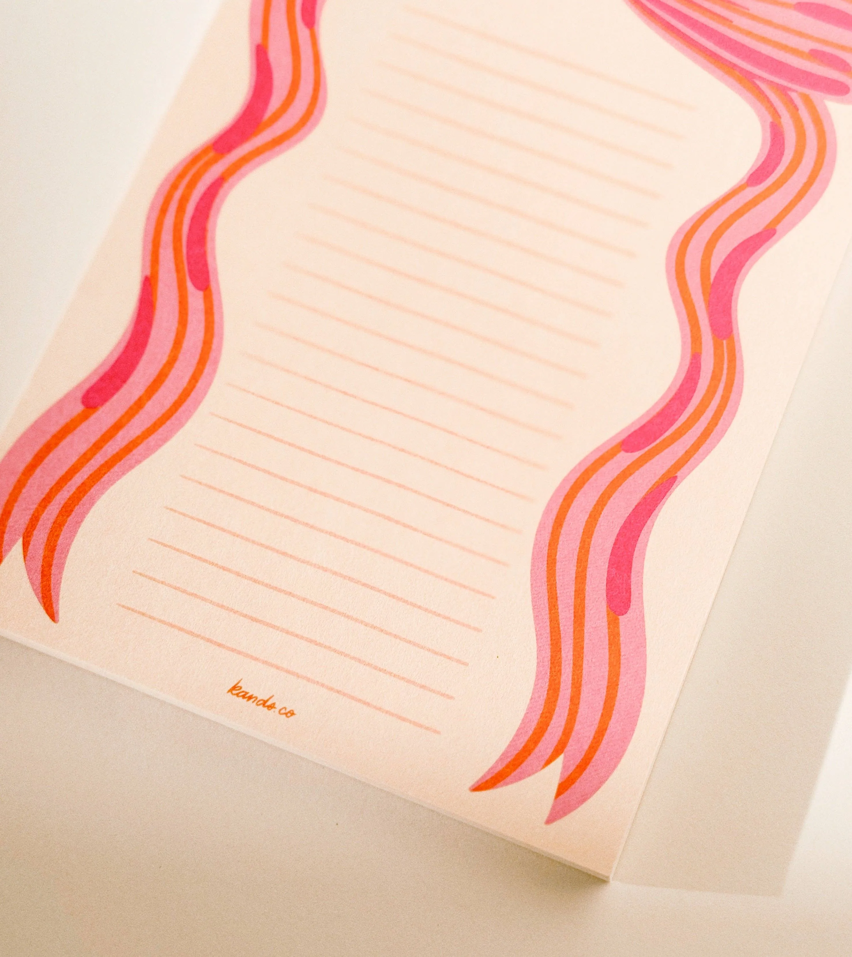 Little Bow Pink Notepad