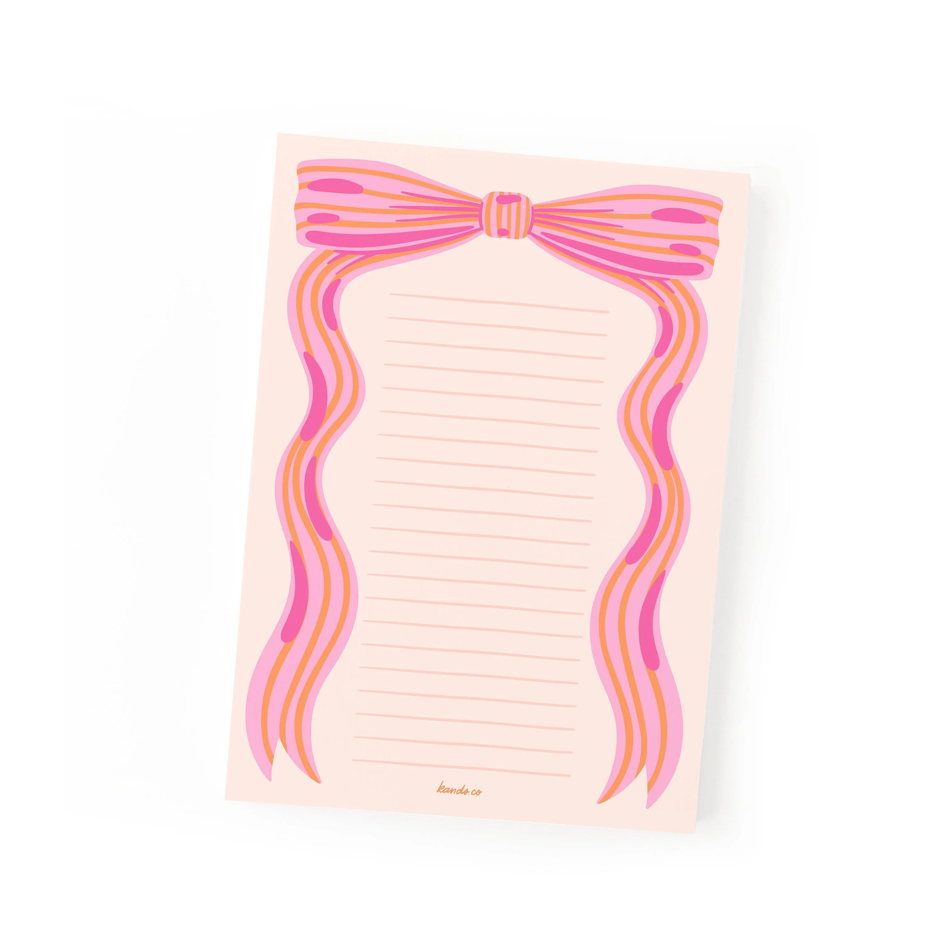 Little Bow Pink Notepad