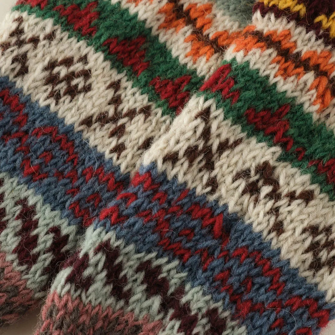 Liv Fair Isle Wool Socks