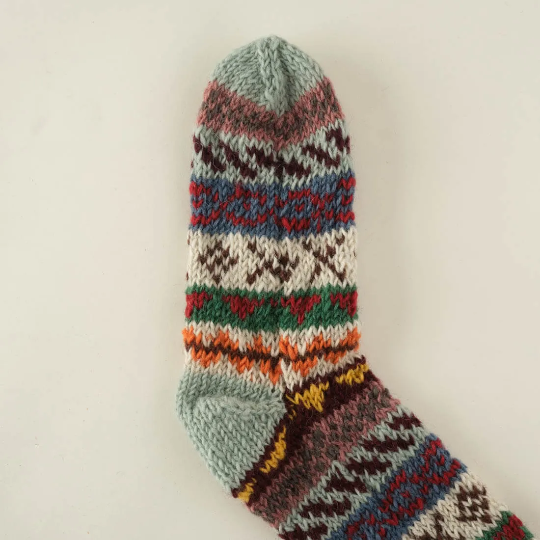 Liv Fair Isle Wool Socks