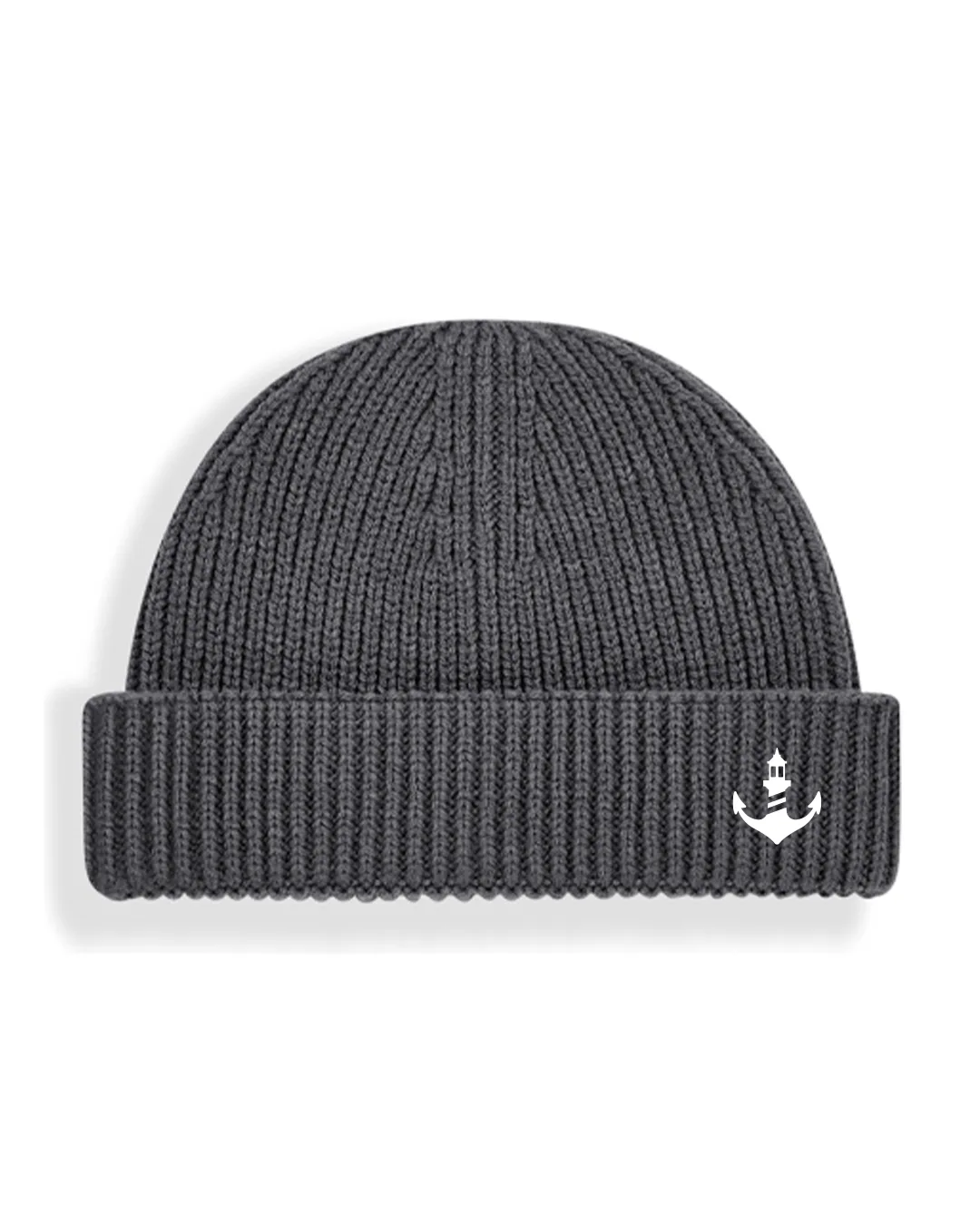 Logo Stitch Harbour Beanie - Graphite Grey