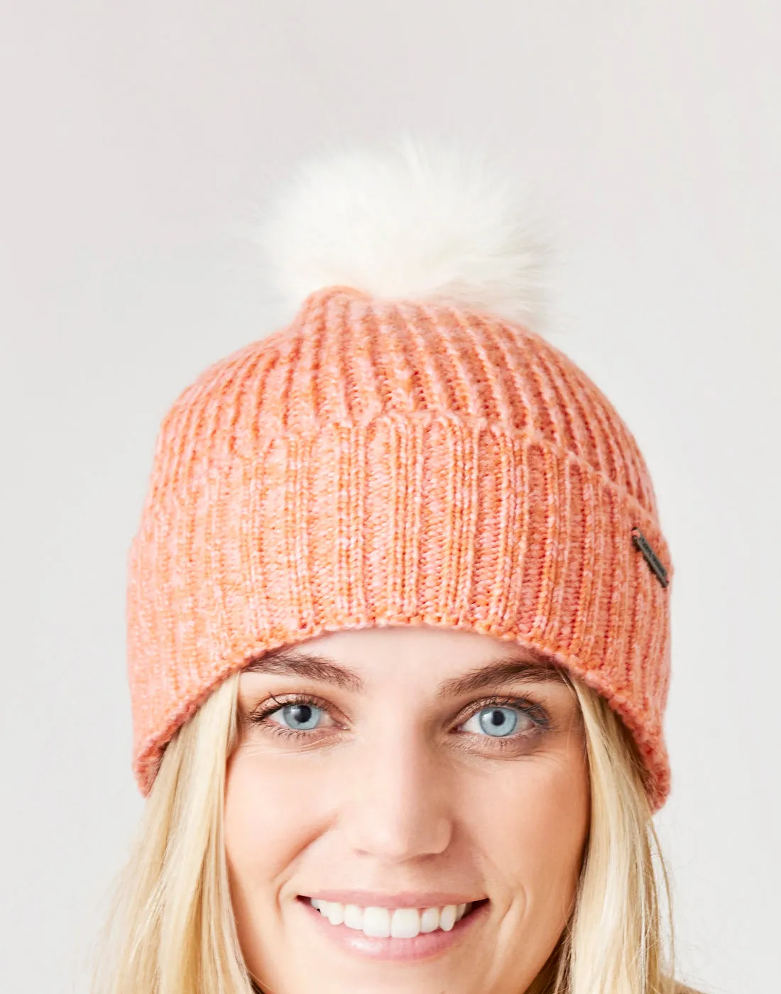 Lucy Beanie: Terracotta Heather - FINAL SALE