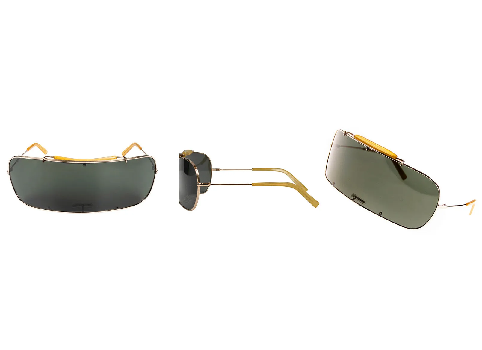 MAISON MARTIN MARGIELA L'INCOGNITO AVIATOR SHIELD SUNGLASSES SS 2009