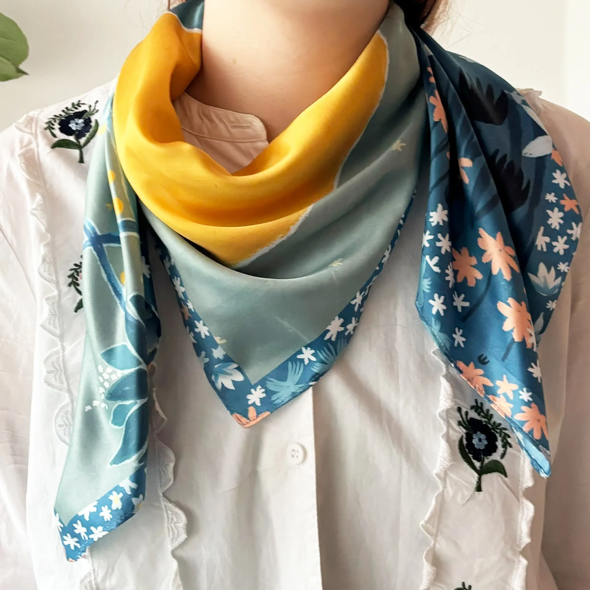 Moomin Picnic Square Scarf