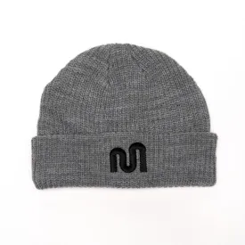 Mythical Embroidered Beanie (Light Grey)