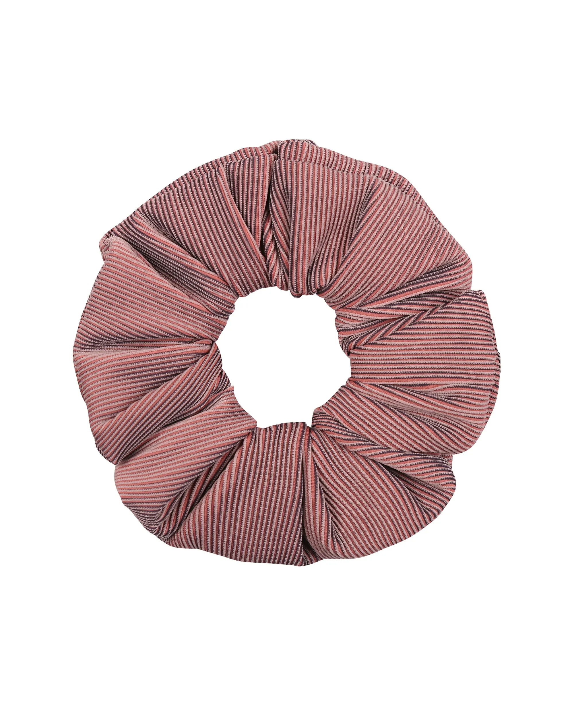 NYLORA HAIR SCRUNCHIE IRIDESCENT DARK PLUM