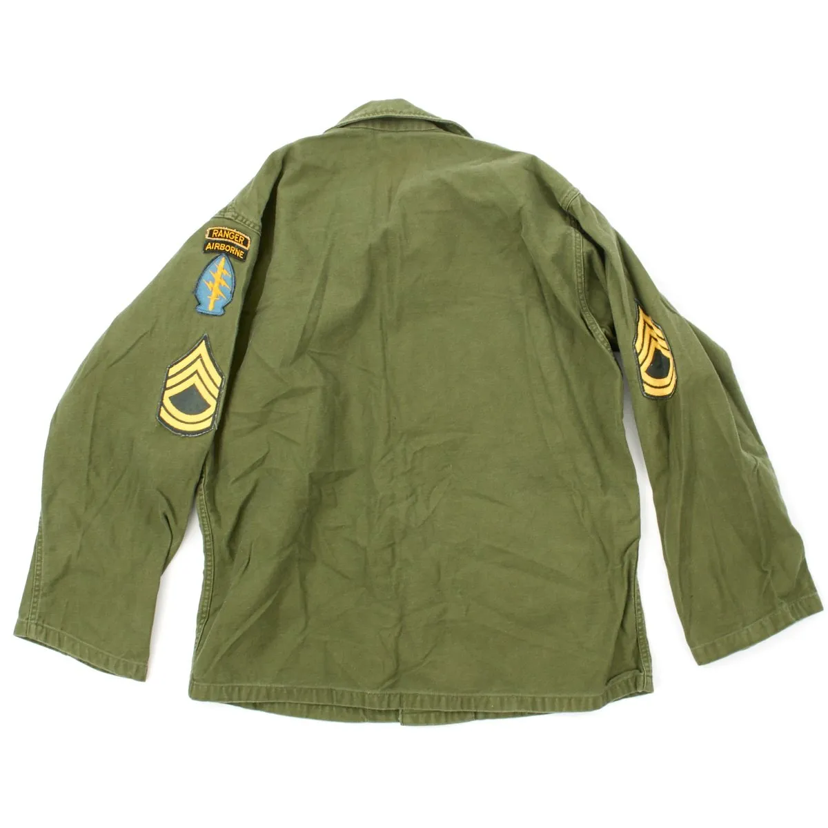 Original U.S. Vietnam War Named Green Beret Special Forces Airborne Ranger Uniform Set