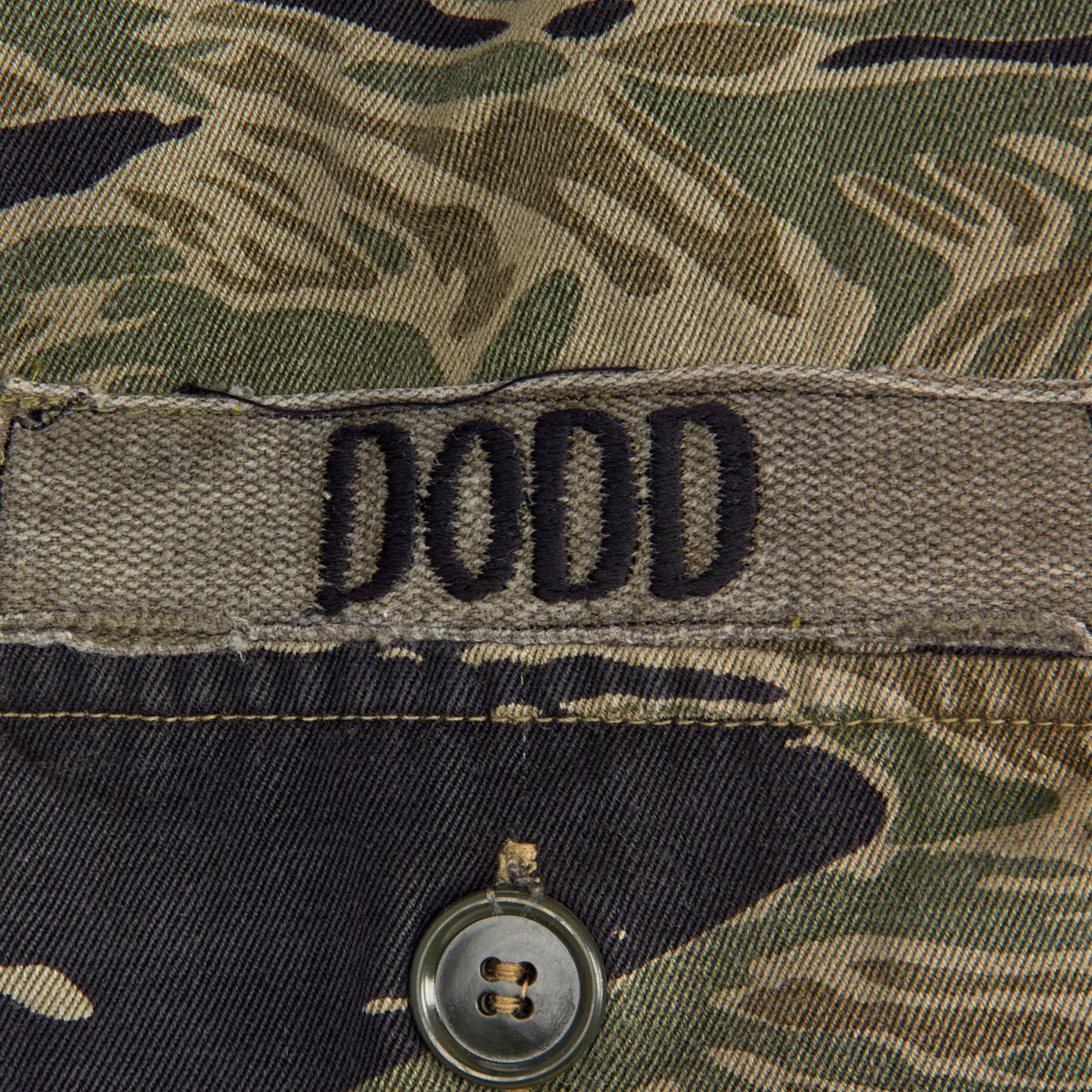 Original Vietnam War U.S. Navy Tiger Stripe “Tadpole” Camouflage Fatigue Uniform Set - Lieutenant Dodd