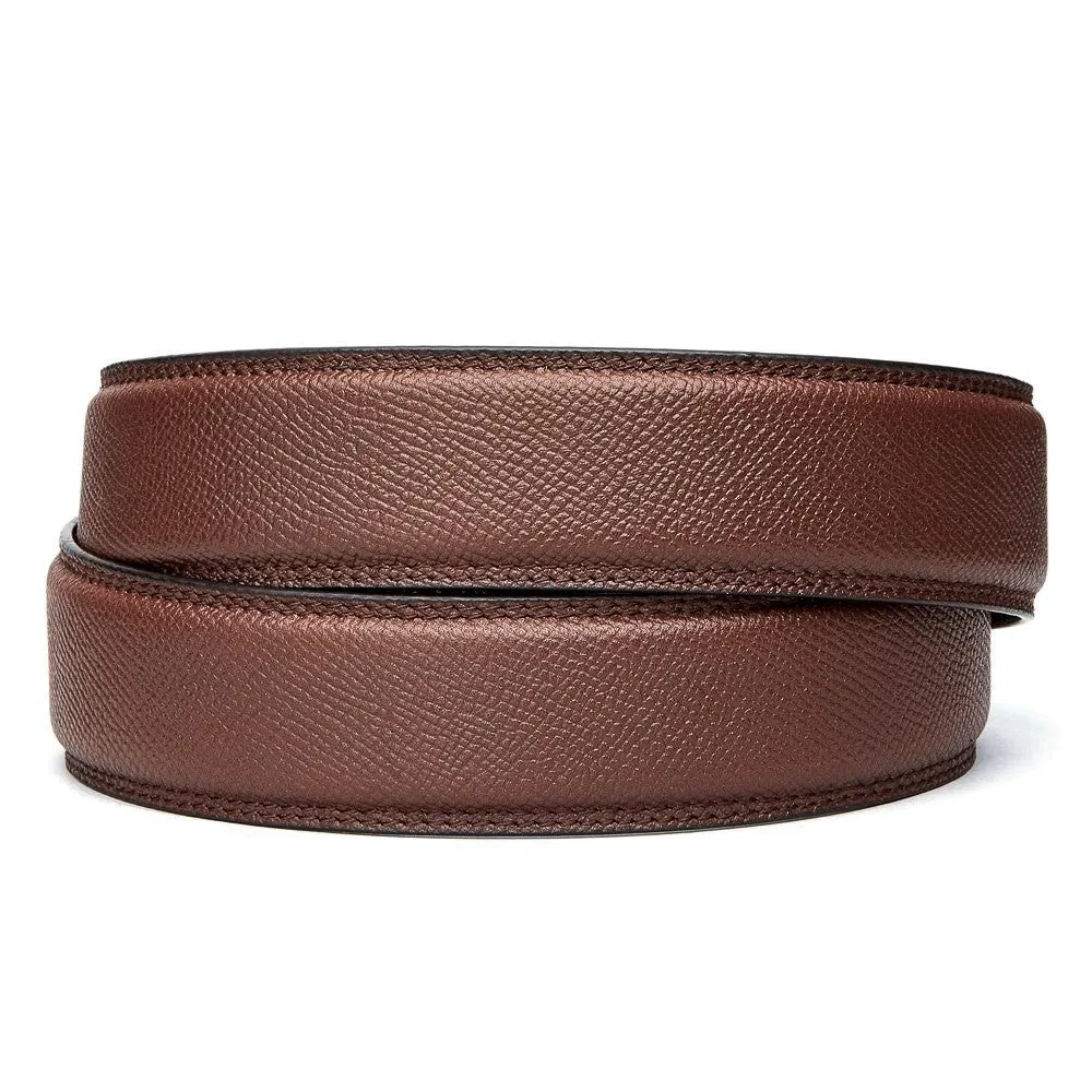 PEBBLE FULL GRAIN LEATHER STRAP 1.37"  [STRAP ONLY]