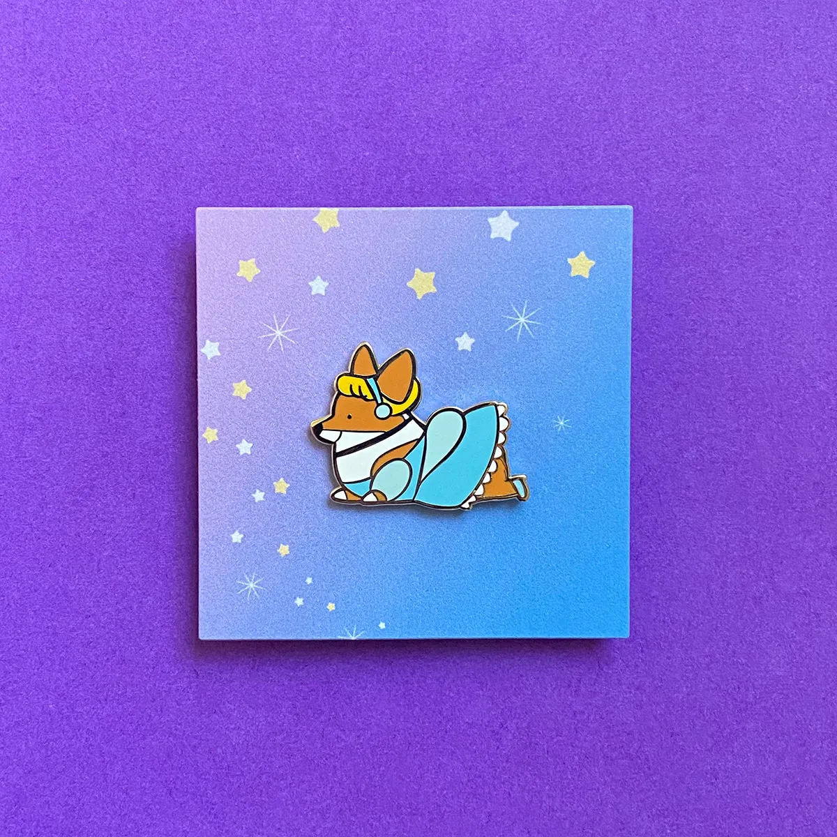 "Corgirella" Enamel Pin | Storybork Collection Volume 1