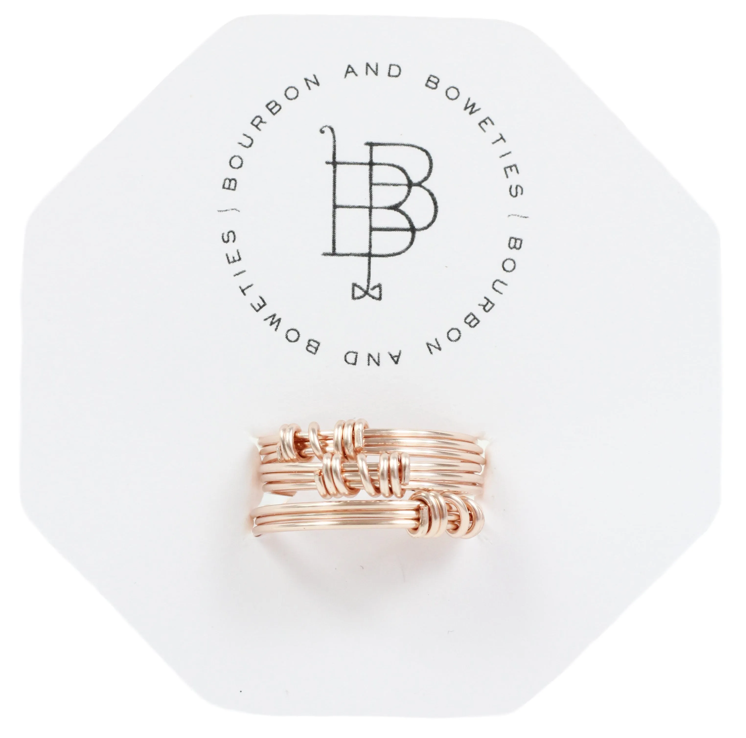 Rose Gold Stackable Ring Set